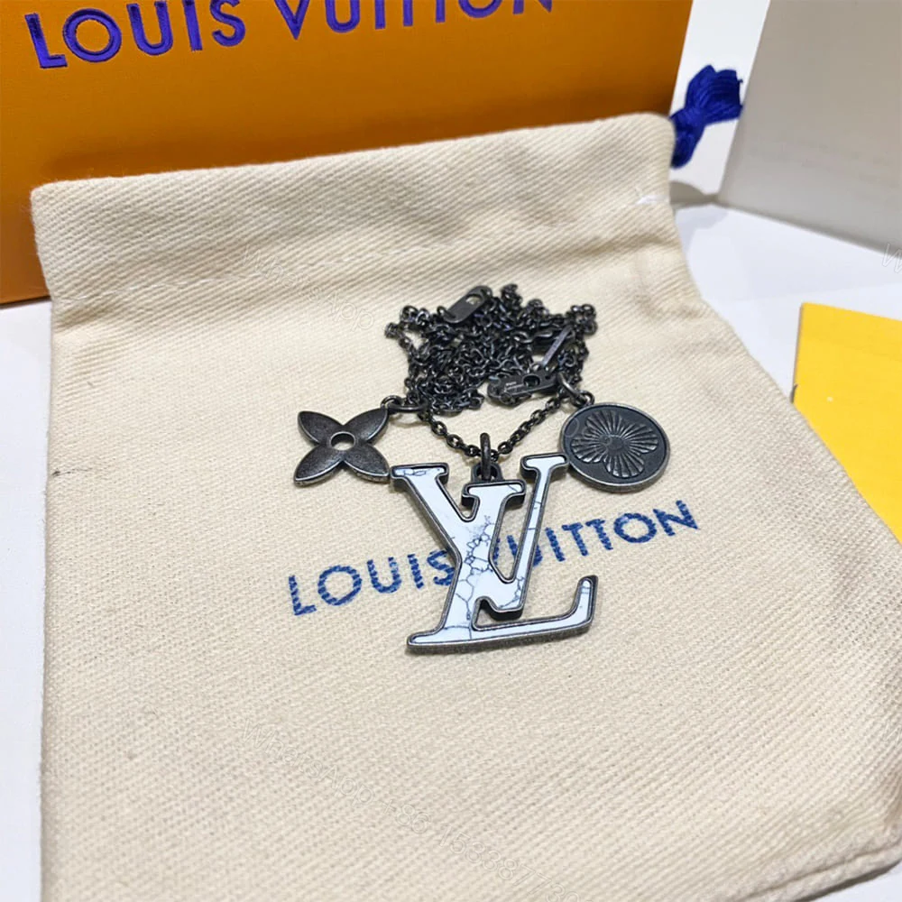 View 6 of LV Initiales Pendant Necklace