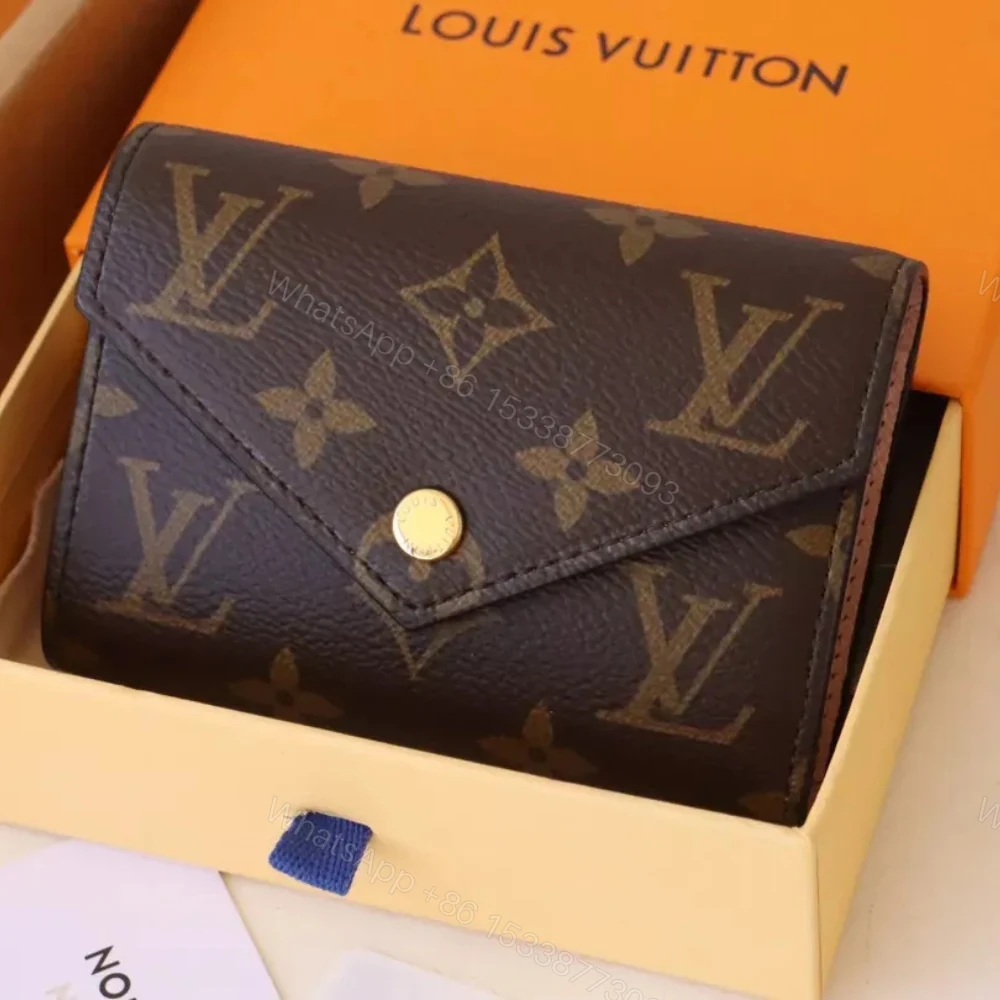 View 2 of Louis Vuitton Victorine Wallet Monogram Rose Pink 12Cm M62360