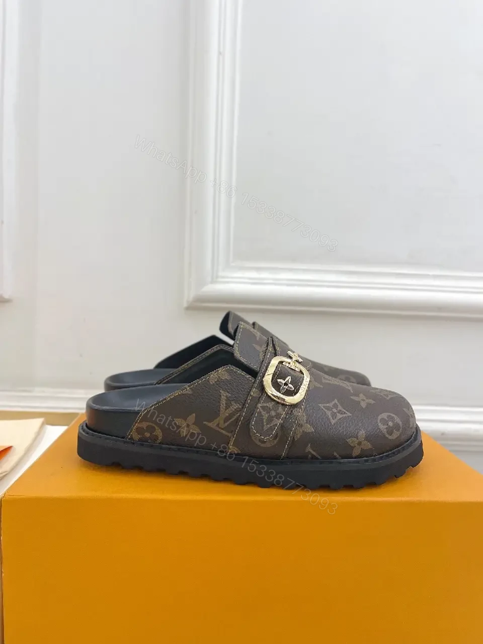 View 3 of Relaxed Luxury Slip-Ons with Monogram Accent Shoes