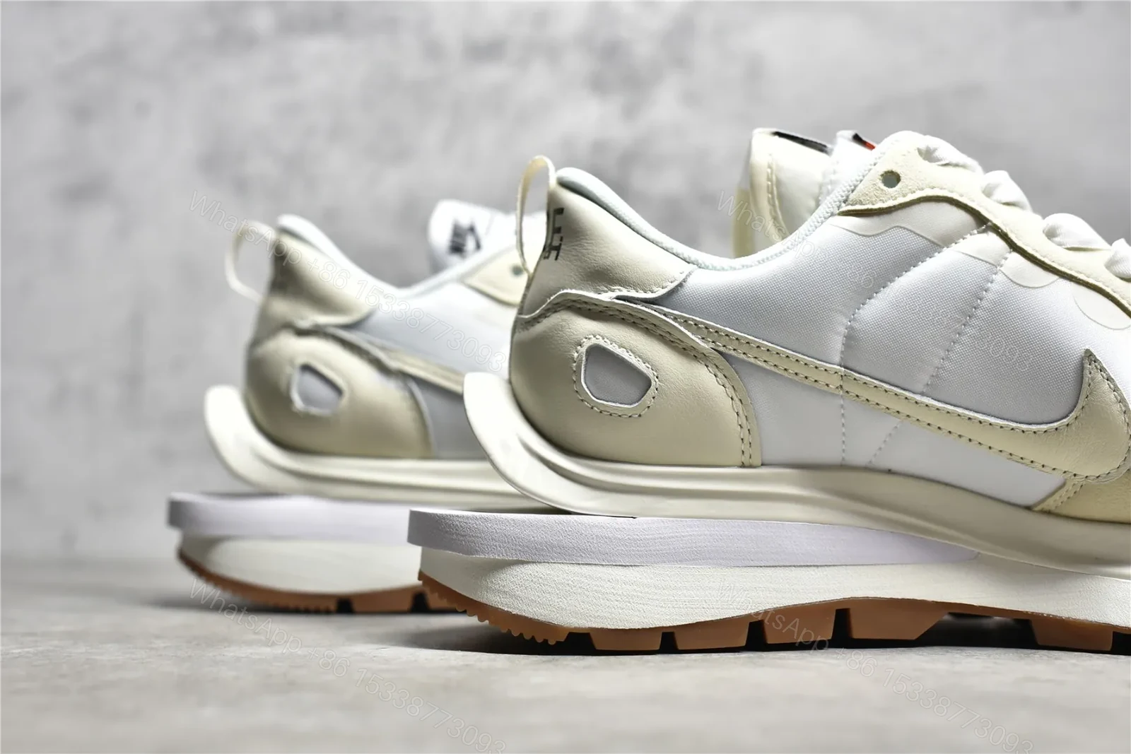 View 5 of Nike x Sacai VaporWaffle “Sail Gum” Replicas