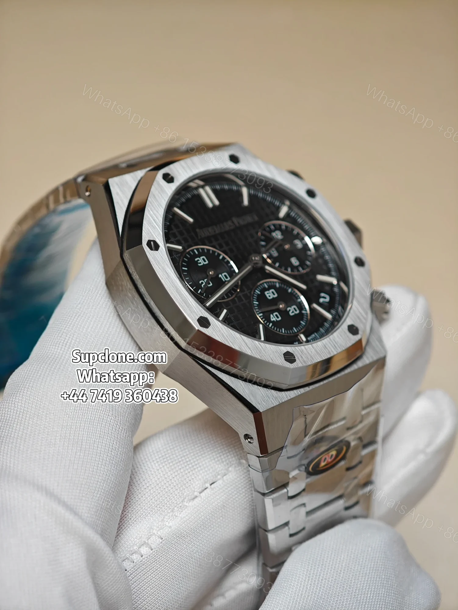 View 2 of Audemars Piguet Super Clone Royal Oak Black Dial 26240 Chronograph 41mm