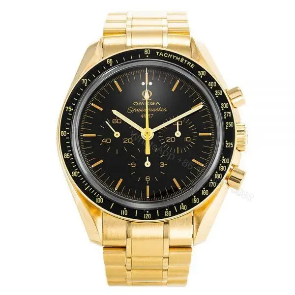 Omega Speedmaster Moonwatch Gold Replica — view 1