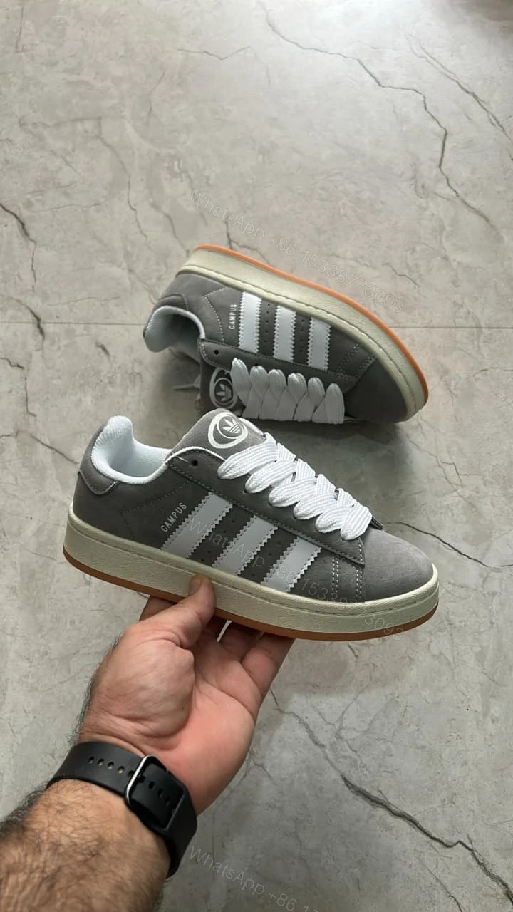 First Copy Adidas Campus Grey Sneakers for Girls — view 1