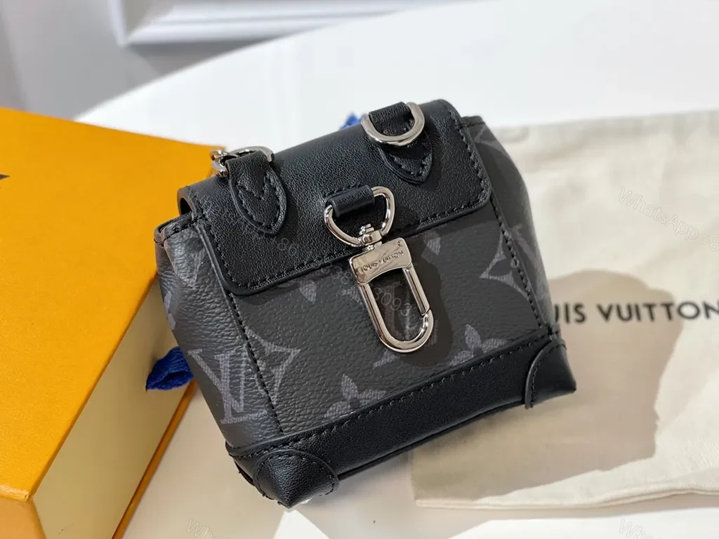 View 7 of Monogram Mini Bag: Compact Luxury Crossbody Bag with Chain