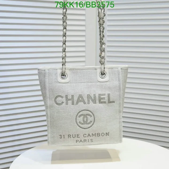 View 33 of Chanel Deauville Chain Black Tote Bag QL854 – Trendy and Functional