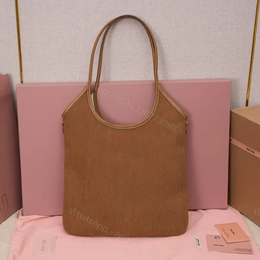 View 2 of 高仿miumiu繆繆*IVY系列5BG231限定款Tote包肉桂棕免檢版