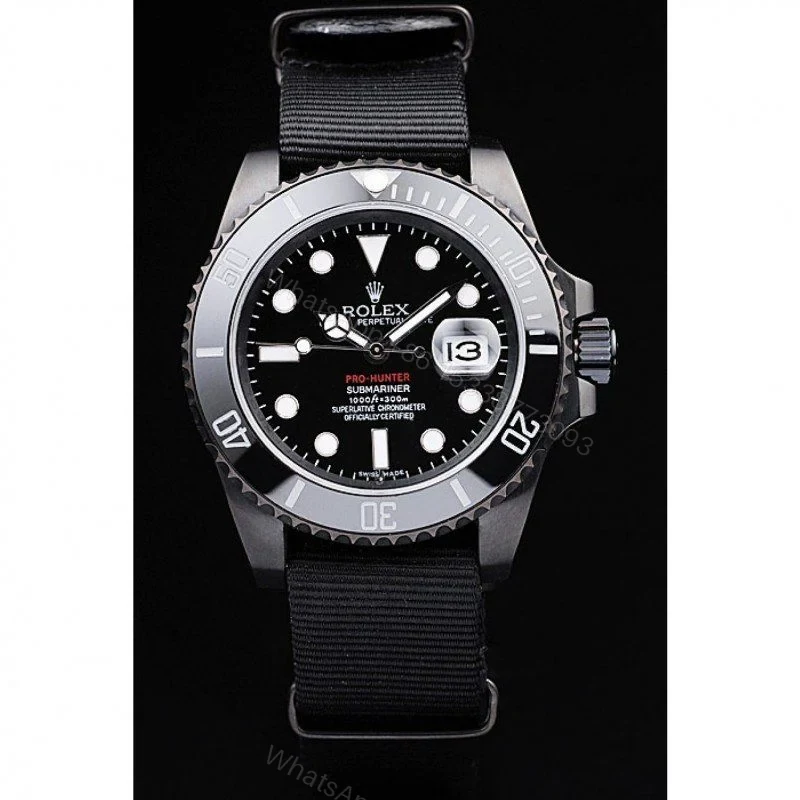 View 2 of Superclone Rolex Submariner Black Dial REP016826