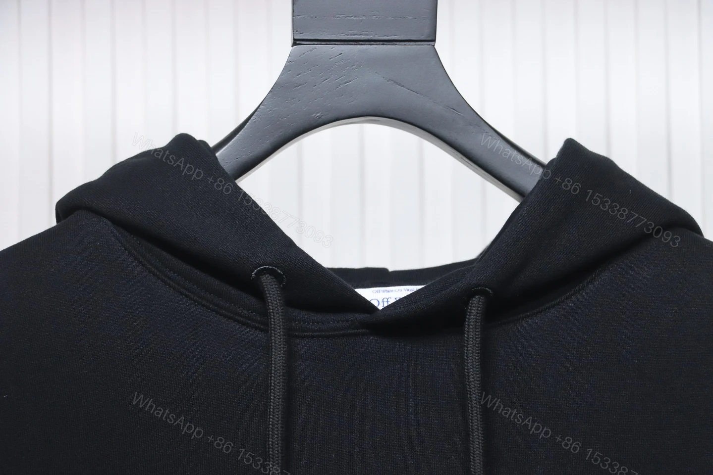 View 4 of Off-White White Embroidered Arrow Hoodie