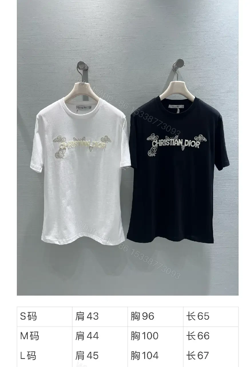 View 4 of Black Cotton Tee with Subtle Embroidered Logo - Luxury Everyday Wear