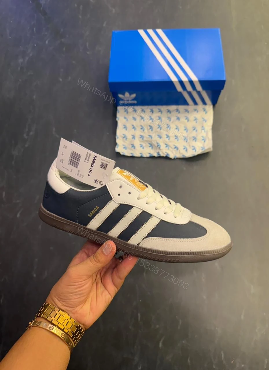 View 8 of FIRST COPY ADIDAS ORIGINALS SAMBA NAVY WHITE