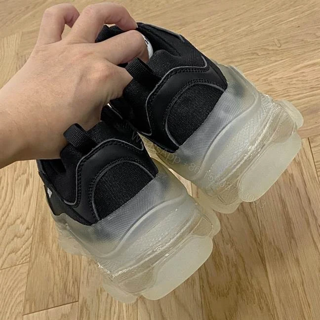 View 8 of BALENCIAGA MEN’S TRIPLE S SNEAKER CLEAR SOLE – BB200