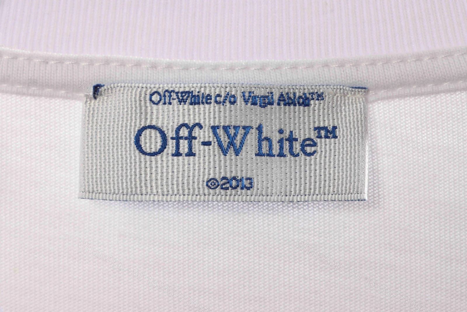 View 9 of Off-White Embroidered Arrow White T-Shirt