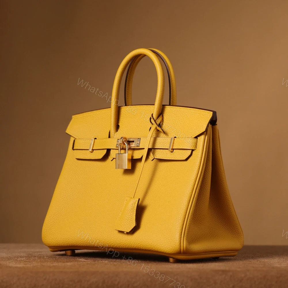 View 4 of 高仿Hermes*Birkin25Togo牛皮琥珀黃金扣/純手工