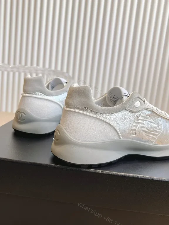 View 6 of Chanel-Inspired Silver Runner: All-Day Comfort Sneakers