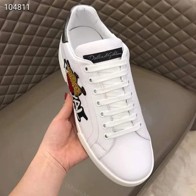 View 5 of DOLCE & GABBANA ROYAL PATCH SNEAKERS – DG4