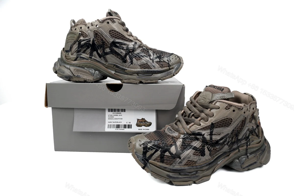 View 2 of Balenciaga Runner Black Brown 677402 W3RB2 2010