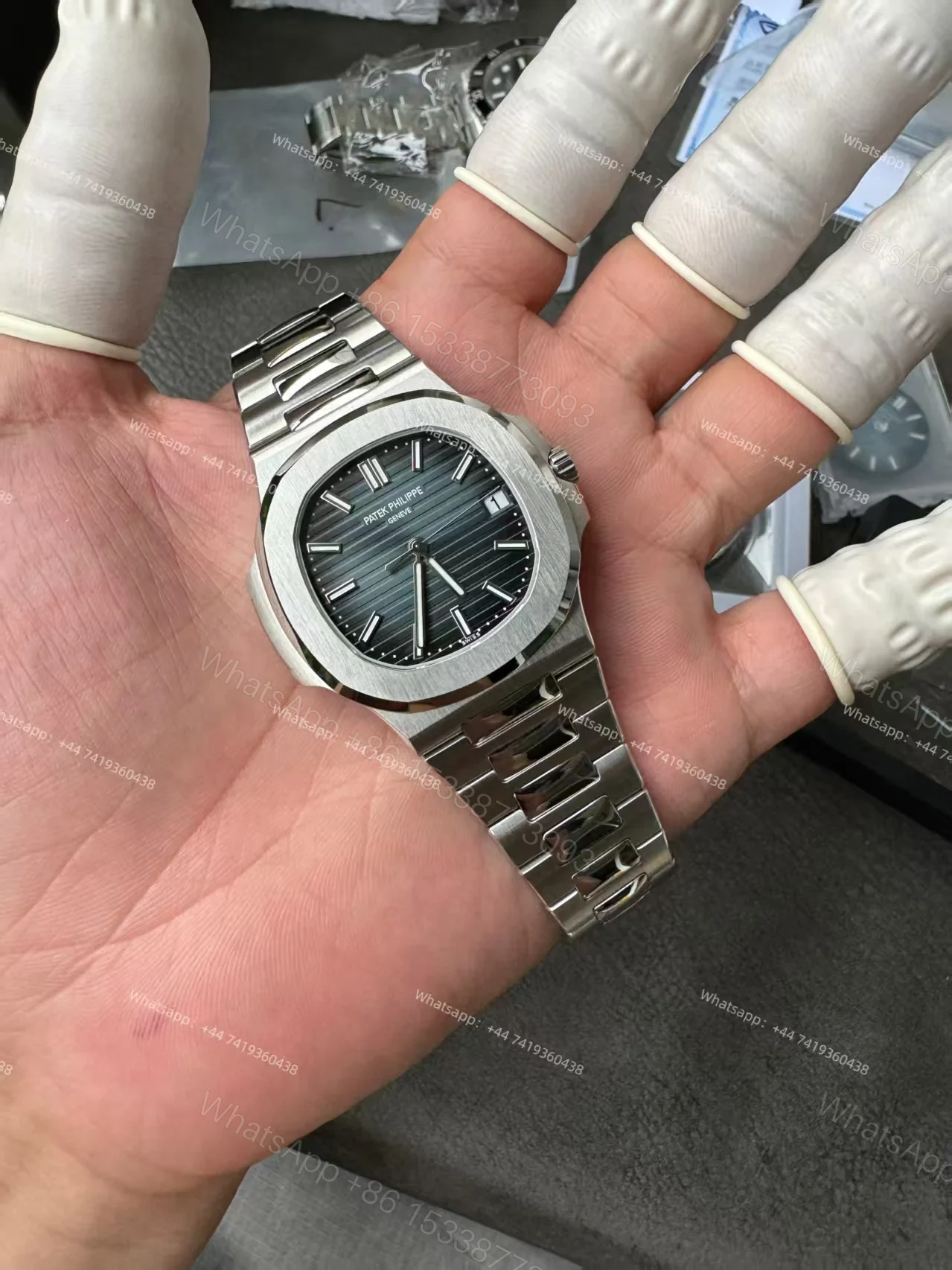 View 4 of Patek Philippe Super Clone Nautilus 5711 Blue Dial 40MM