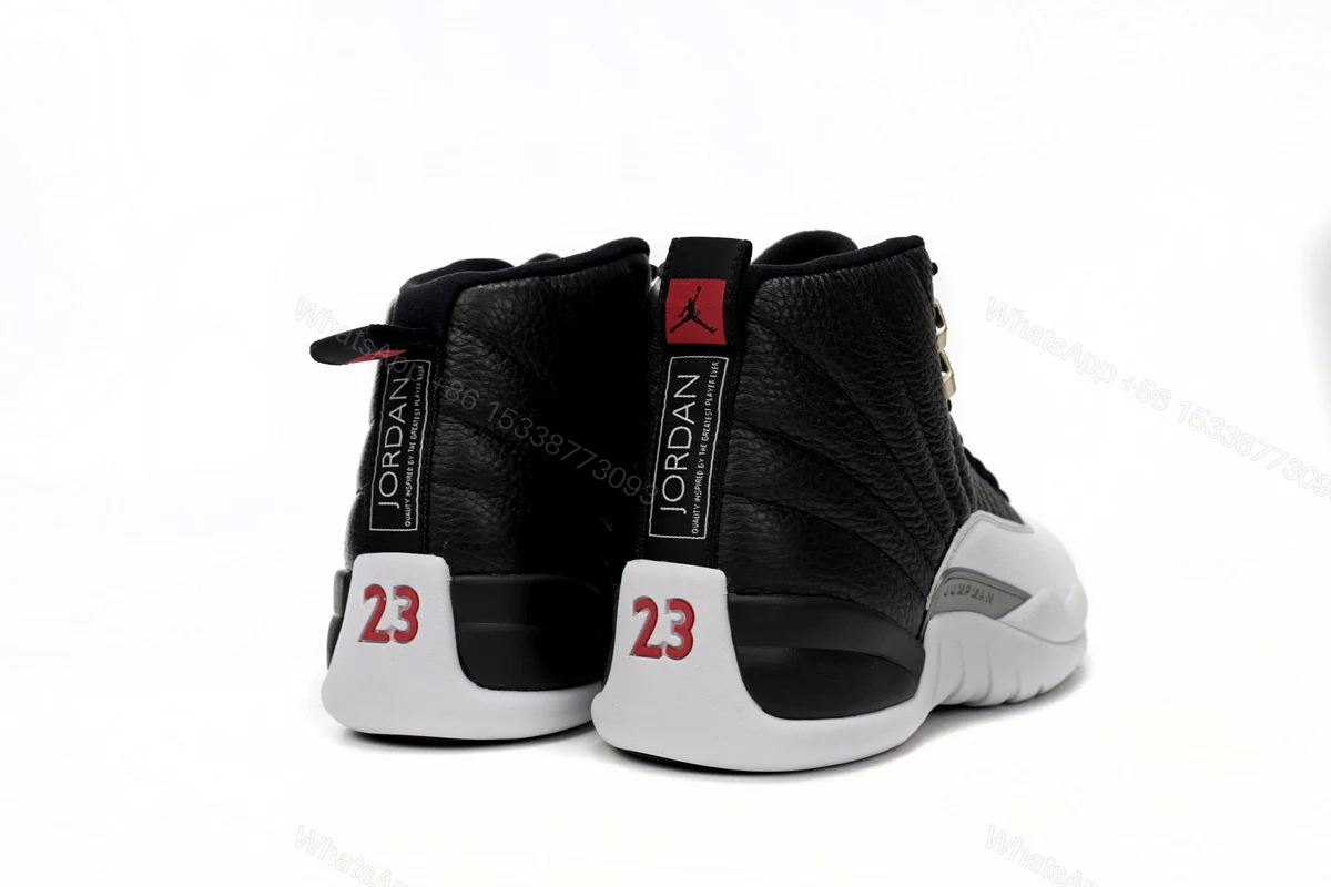 View 3 of Air Jordan 12 Black And “Playoffs” CT8013-006