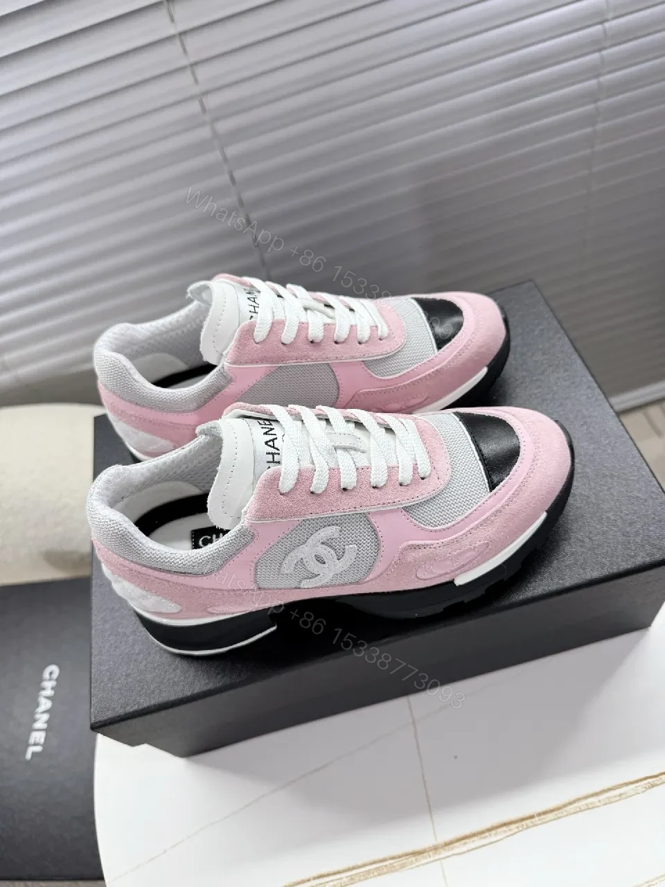 View 6 of Soft-Pink Suede Textured Sneakers - Everyday Luxe Comfort