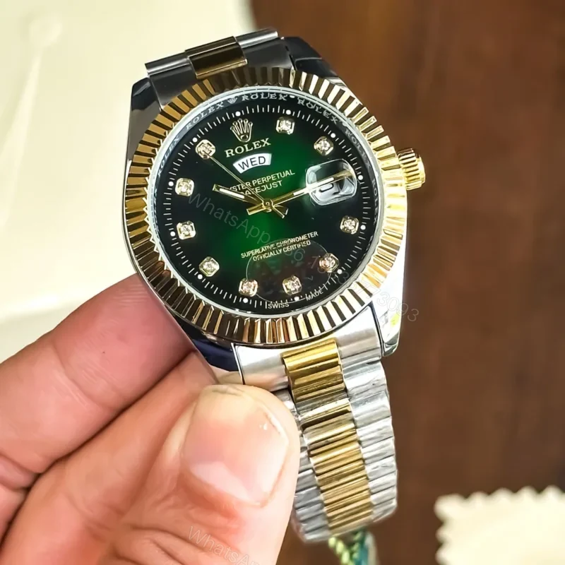 View 3 of Rolex Day-Date Green Dial 40mm Quartz