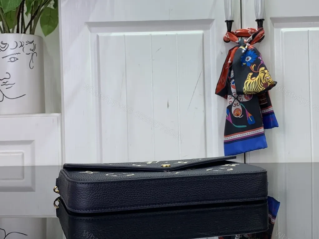 View 8 of Luxe Monogram Crossbody: Timeless LV-Inspired Elegance