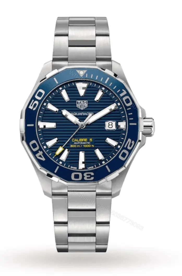 Tag Heuer Aquaracer CALIBRE 5 Replica 43MM CERAMIC BEZEL MENS WATCH — view 1