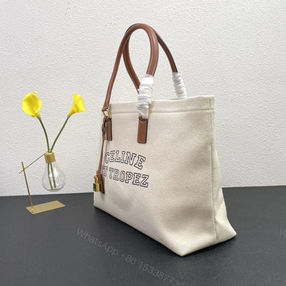 View 5 of CELINE CABAS HORIZONTAL ST TROPEZ BEIGE 33CM