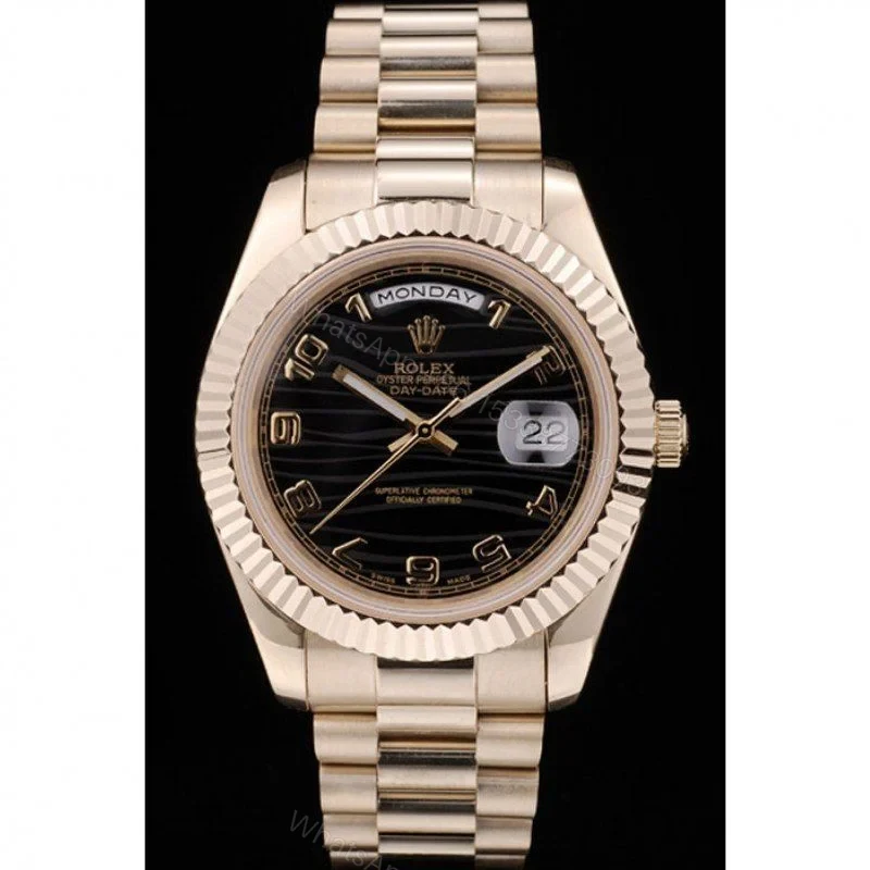 View 2 of Superclone Rolex Day-Date Black Dial 41998 40 mm