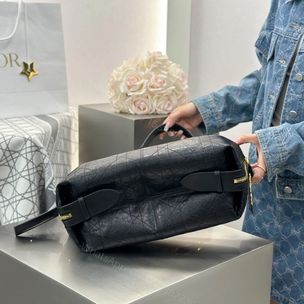 View 6 of 高仿Dior*D-Journey系列M2417M900牛皮革單肩包黑色中號免檢版