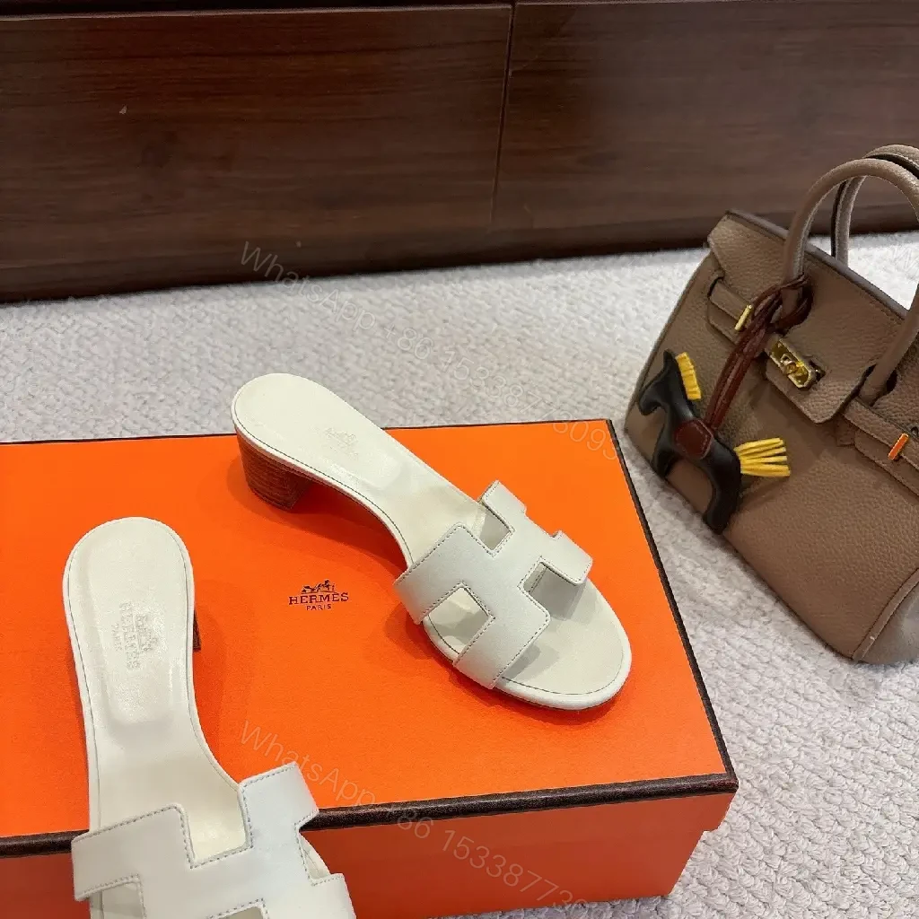 View 5 of Sophisticated Leather Slides: Minimalist, Signature Flair, Comfort