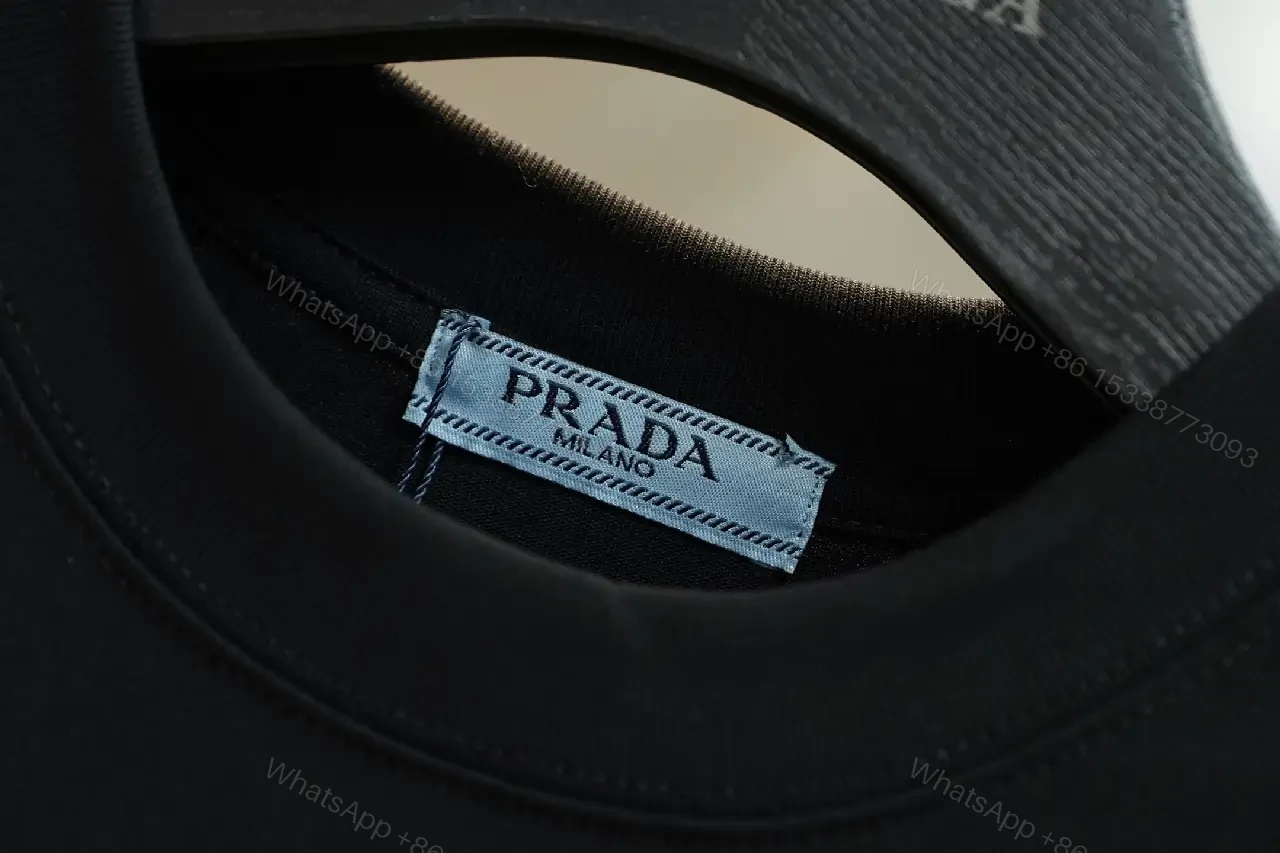 View 11 of black cotton logo-embossed T-shirt for everyday luxury