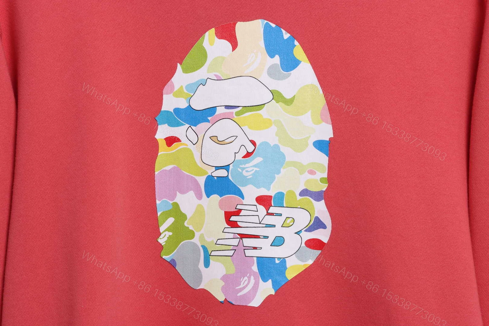 View 4 of BAPE Co-Branded NB Limited Camo Ape Head Hoodie