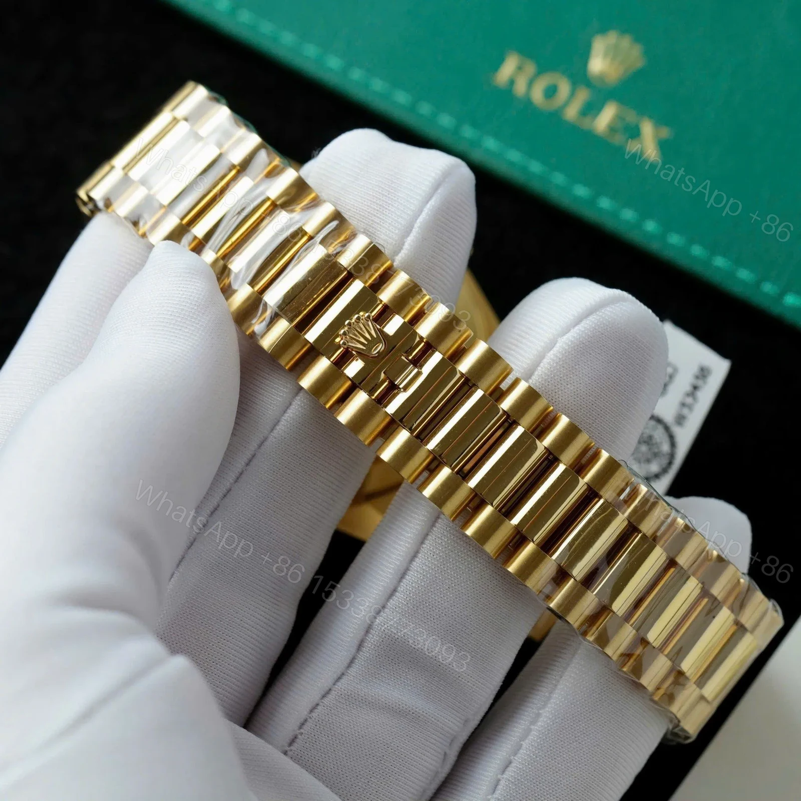 View 4 of Superclone Rolex Day-Date Bright black Dial 228348RBR 40 mm
