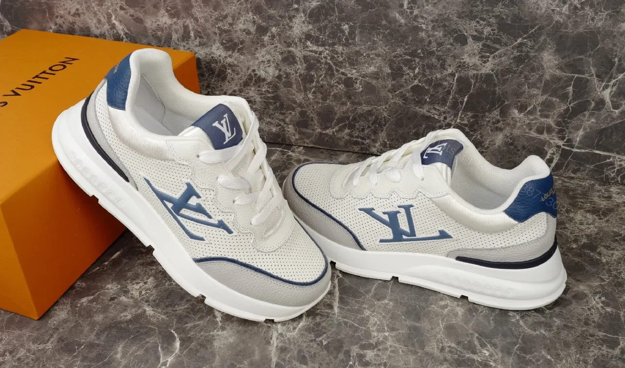 View 9 of Textured Mobility Leather High-Tops: Luxury Comfort Sneakers
