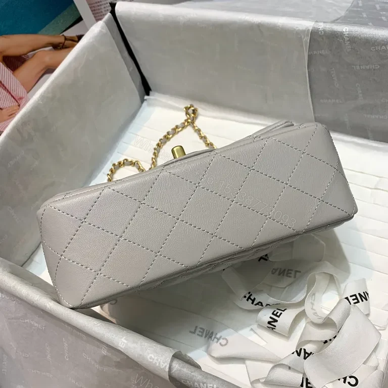 View 5 of Chic Quilted Mini Bag with Gold Clasp â€“ Luxury Everyday Bag