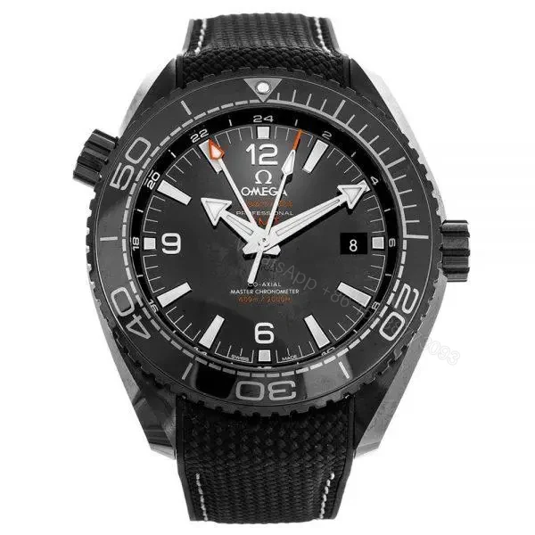 Replica Omega Seamaster Planet Ocean Full Black — view 1