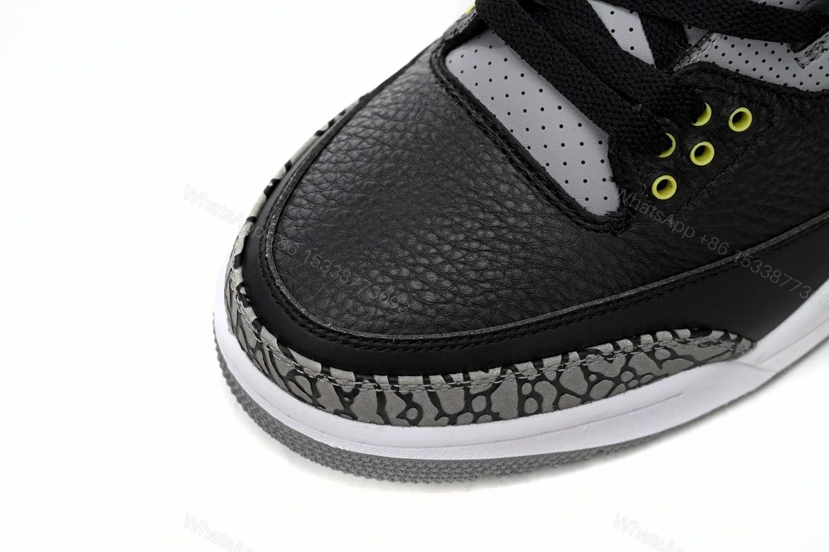 View 6 of Air Jordan 3 Retro Pine Black Grey H011-MNJDLS-5