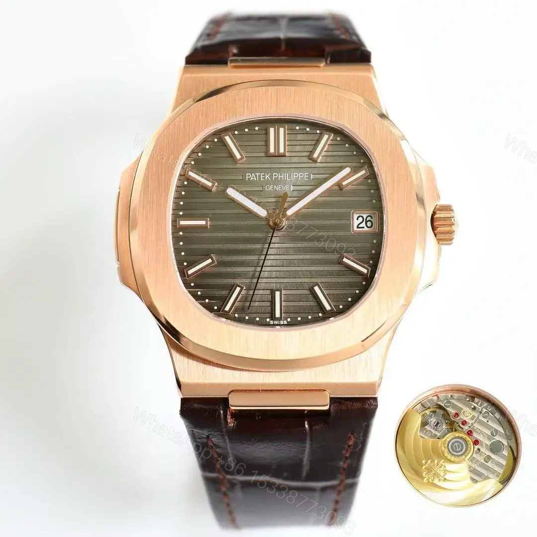 View 3 of Replica Patek Philippe Nautilus 5711R Leather