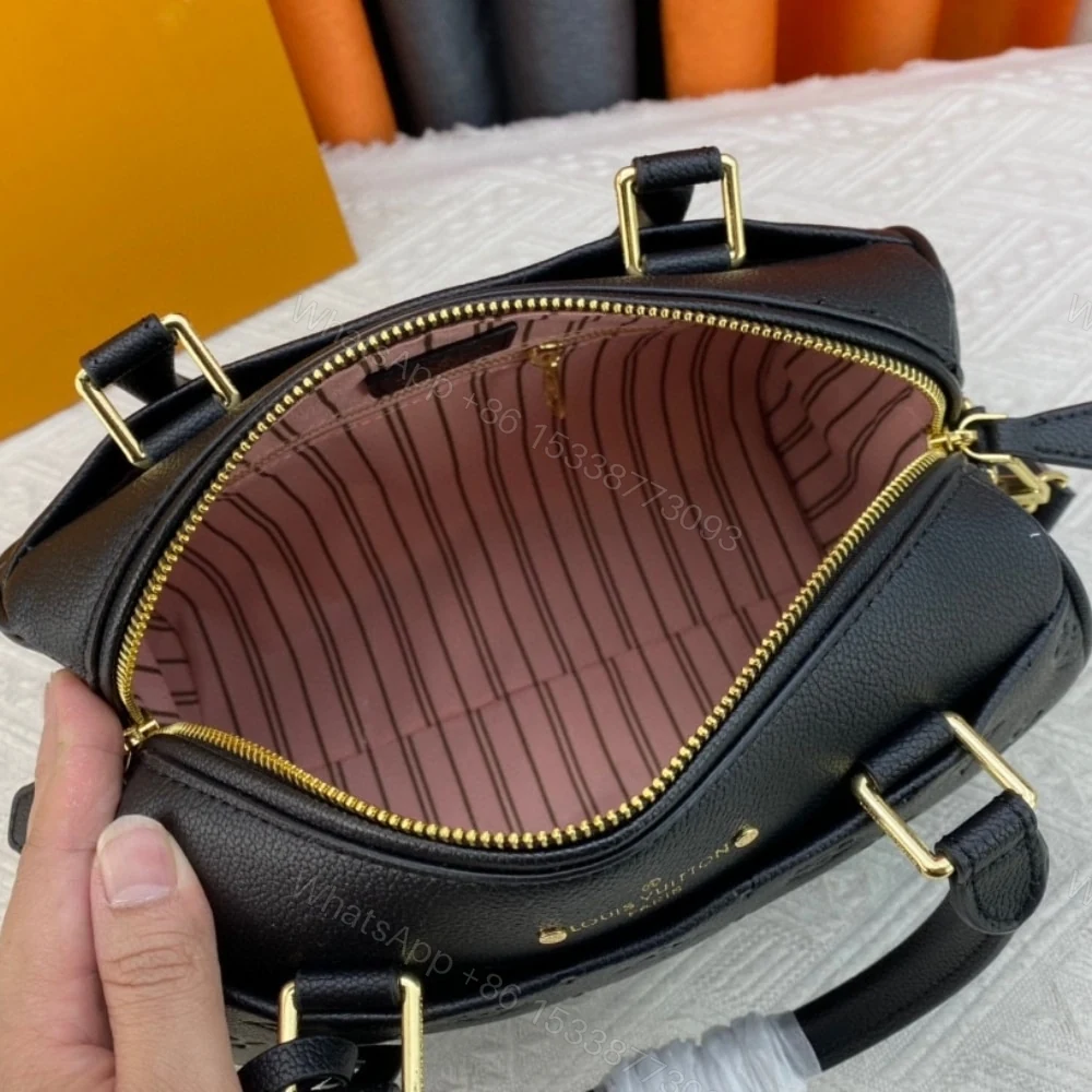 View 6 of Louis Vuitton Speedy Bandoulière 25 In Monogram Empreinte Black 25Cm