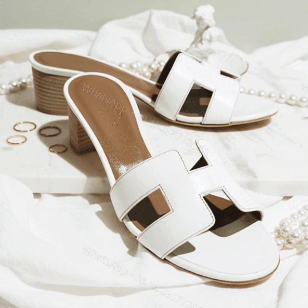 View 2 of Hermes Oasis Sandals 26MM In White