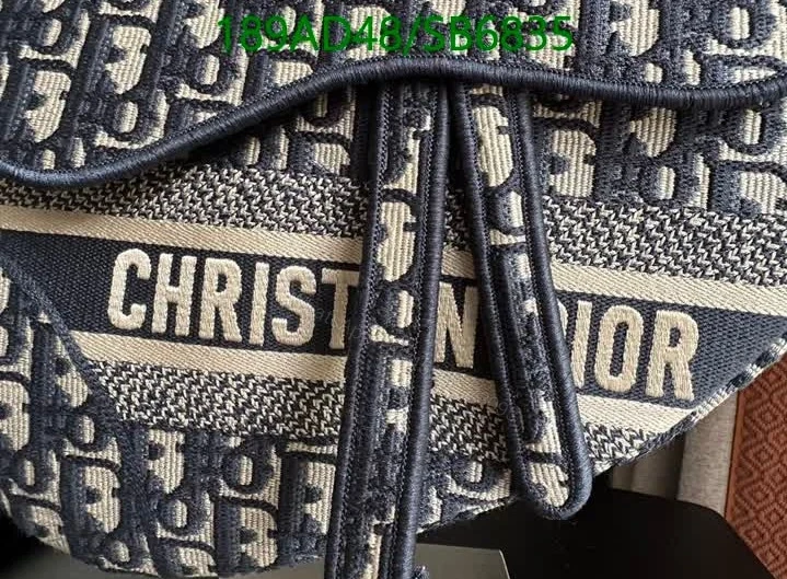 View 2 of Dior Knockoff Saddle Bag 3351- Oblique Canvas