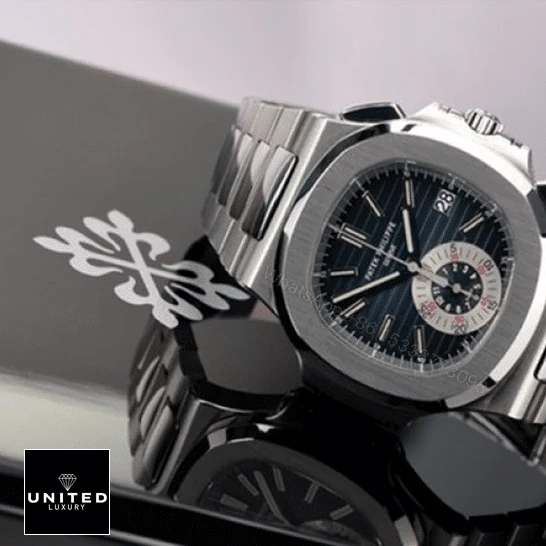 View 7 of Patek Nautilus Blue Silver Replica