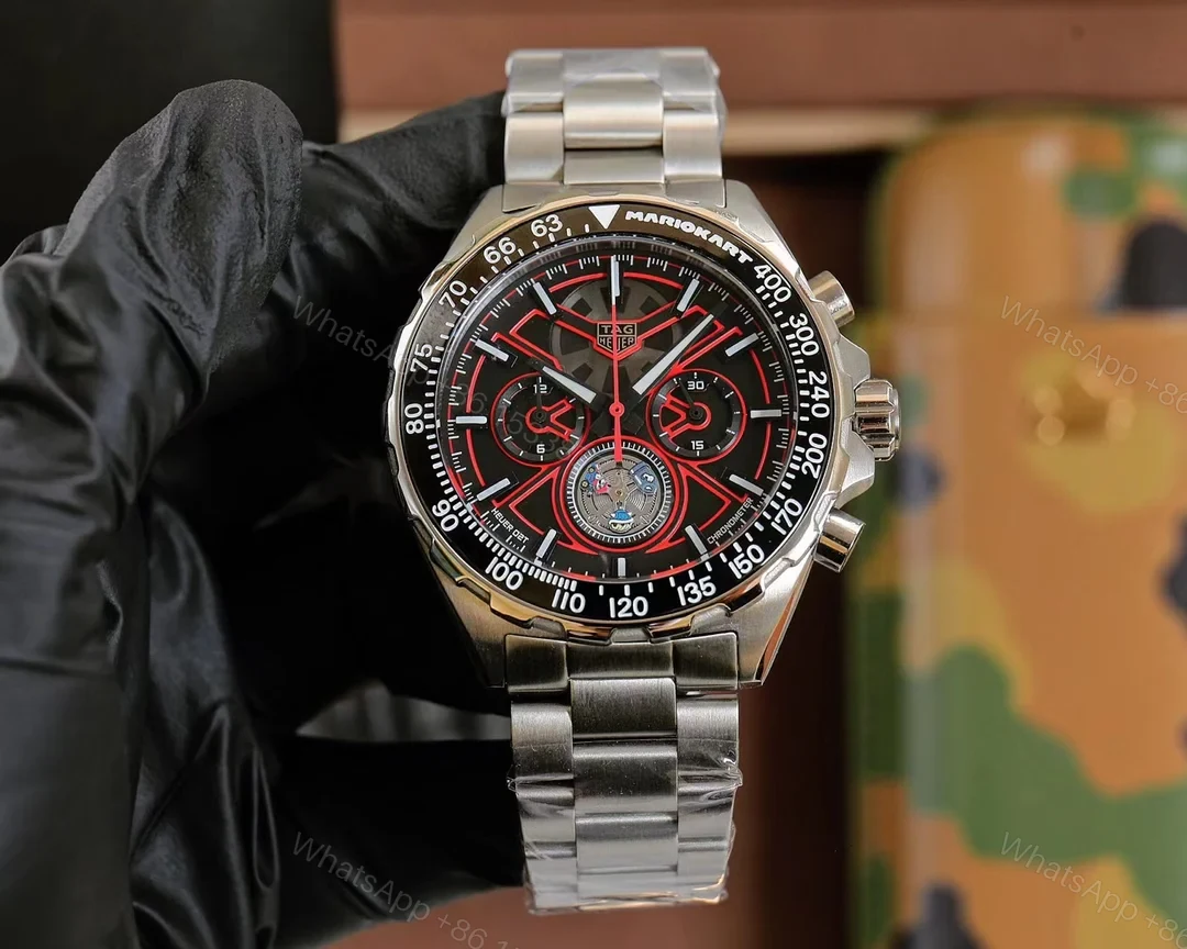 TAG Heuer Carrera Chronograph Extreme Sport Titanium Ceramic Orange Bracelet CBU2082.BF0007 — view 1