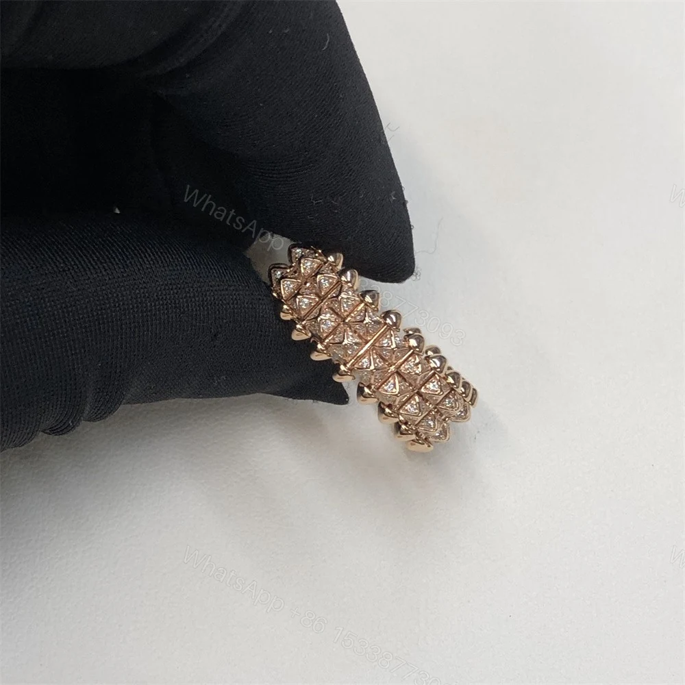 View 3 of Cartier Clash De Cartier Ring Diamond Double-Row Model B4237952