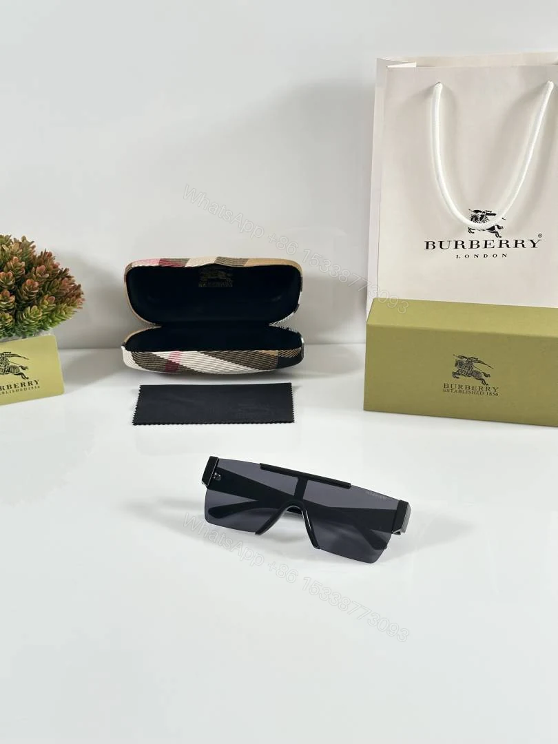 View 4 of First Copy Burberry 8087 Black Sunglasses