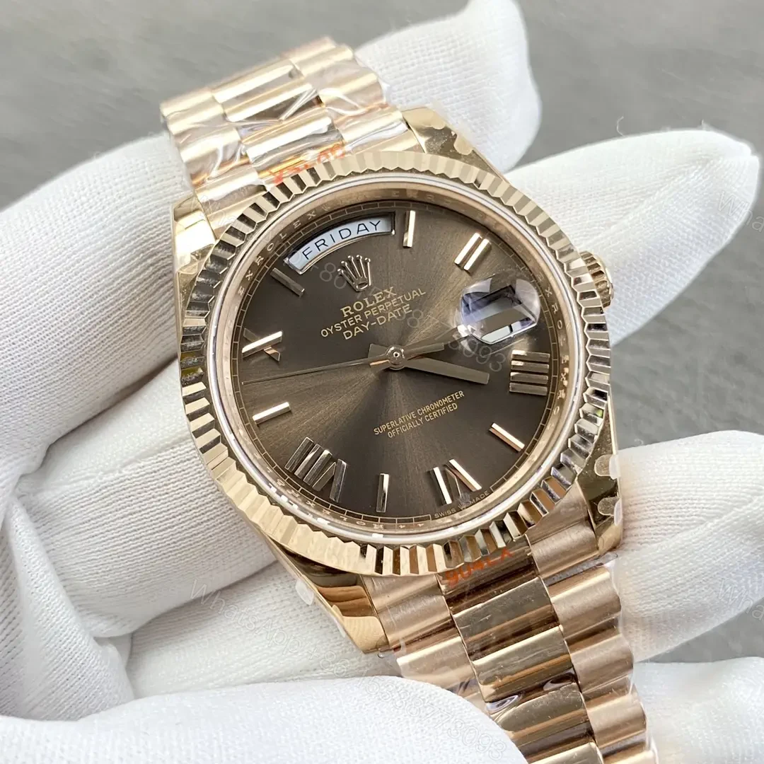View 3 of Rolex Day-Date 40 Everose Chocolate – Roman 228235-0002