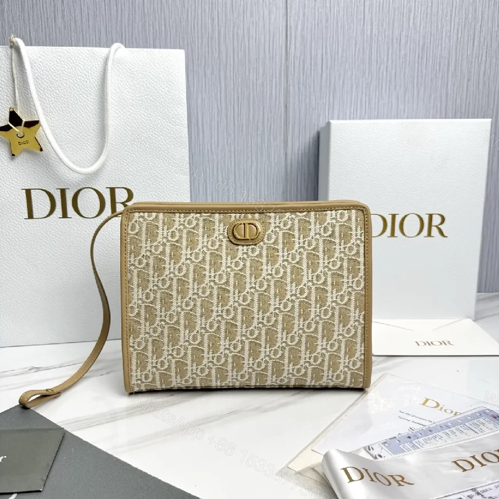 Monogram Leather Crossbody: Refined Hardware, Compact Luxury — view 1