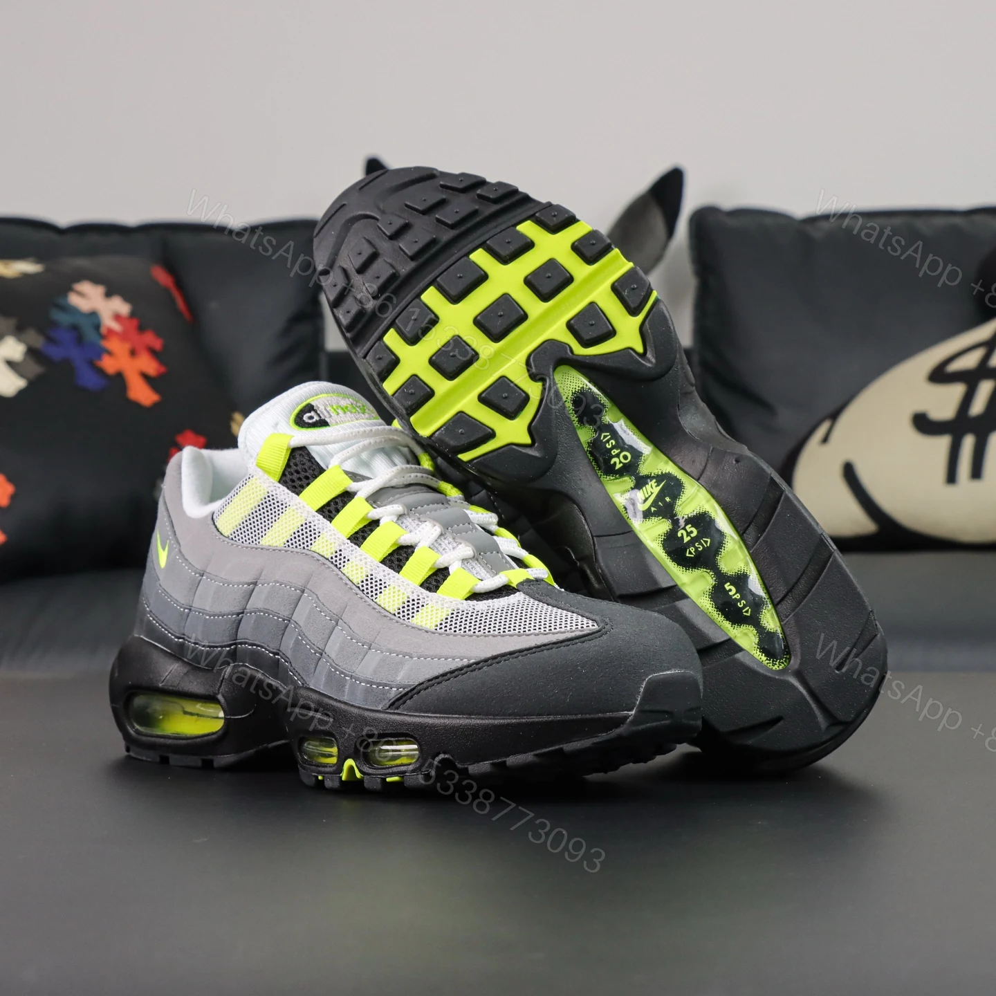View 3 of Air Max 95 OG Neon (2020) Reps