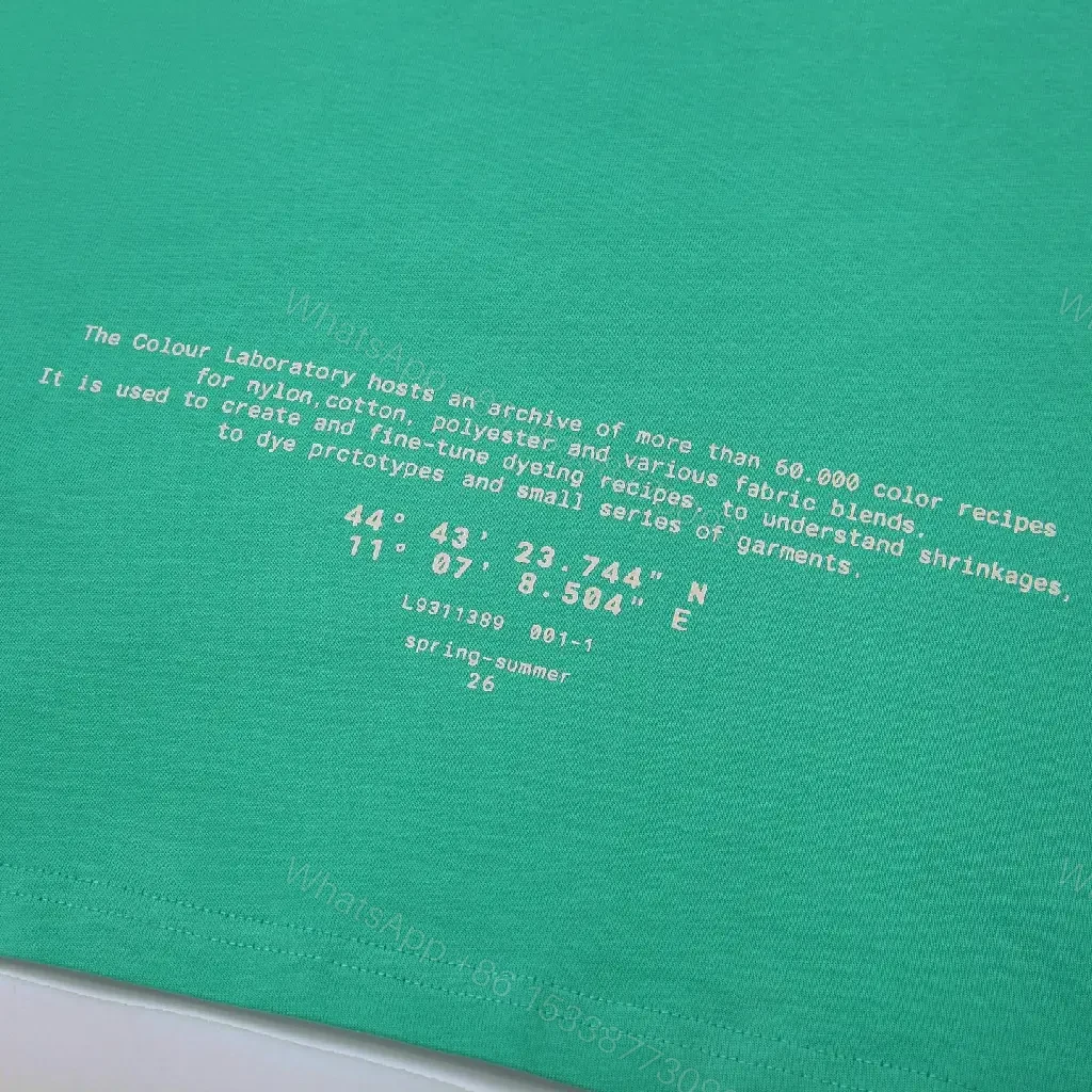 View 6 of Green Stone Island Crest Tee: Premium Cotton, Relaxed Fit