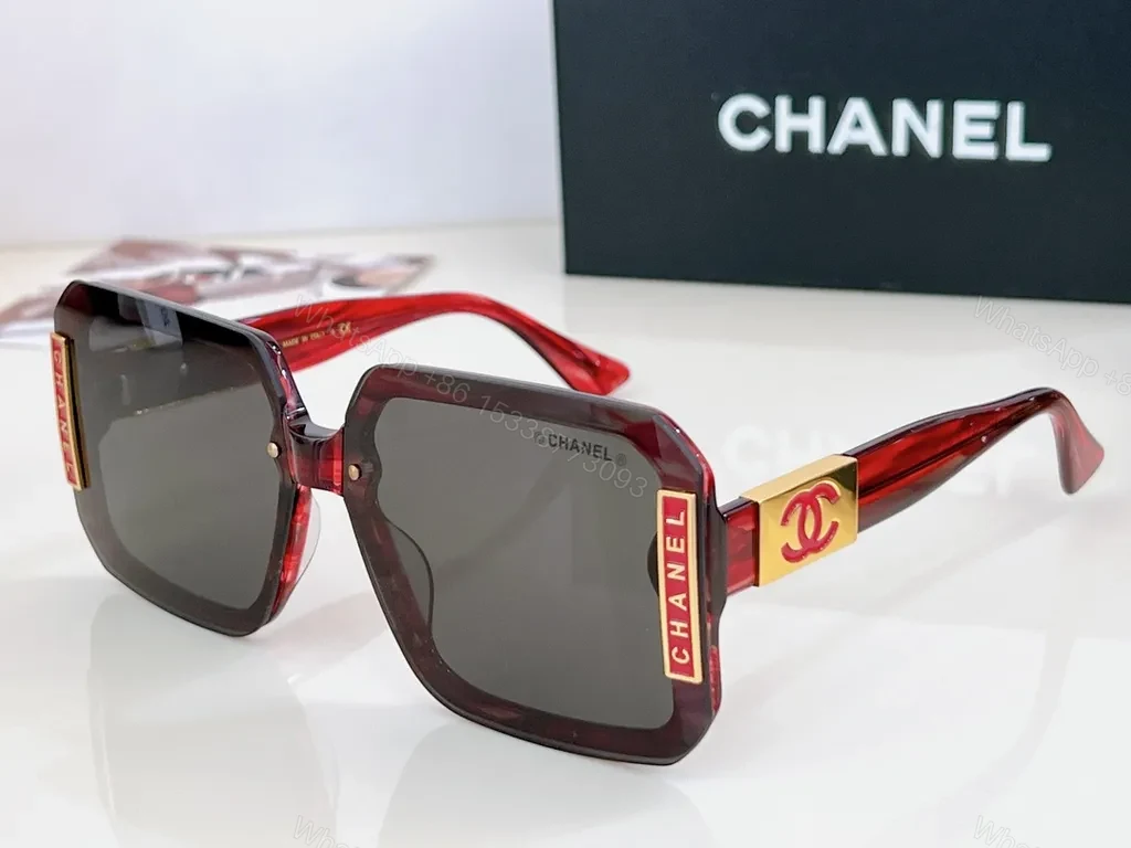 View 8 of Bold Chanel-Inspired Sunglasses: Tortoiseshell, Oversized Square